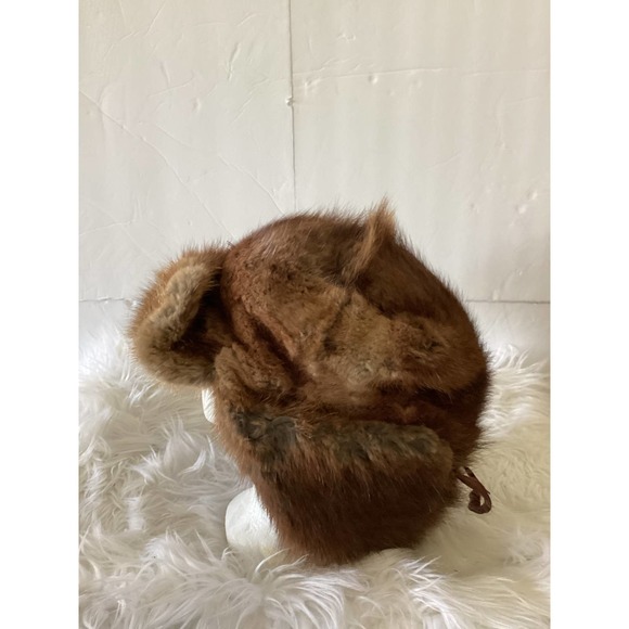 Men's Muskrat Fur Hat - Picture 4 of 5